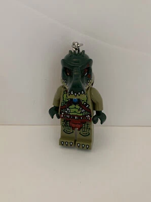 2013 Lego Legends of Chima CRAGGER Crocodile Minifigure Keychain Flashlight - Image 1 of 3