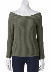 PINK Juniors Green Sweaters for Women 