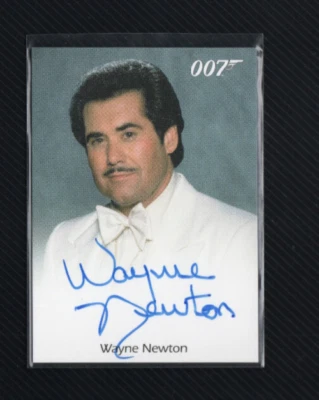 James Bond Archives 2009 Autograph Auto Card Wayne Newton Professor Joe Butcher - Image 1 of 4