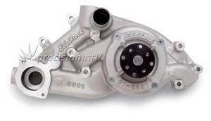 EDELBROCK 8896 VICTOR 2-PIECE WATER PUMP SATIN FINISH CHEV LS1/LS2 V8 - Picture 1 of 1