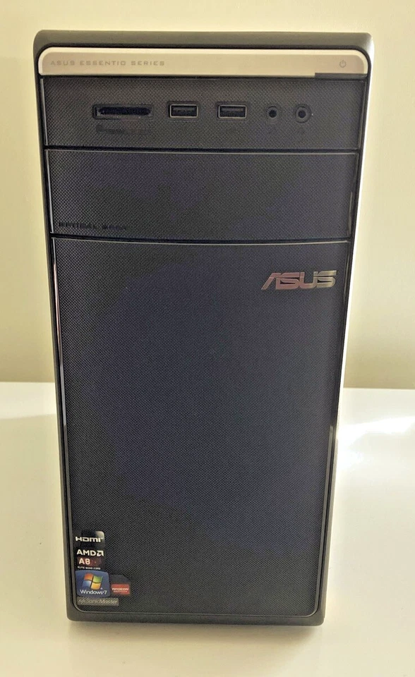 ASUS Essentio M11BB Desktop PC A10-6700, 3.5 GHz 8GB , 240 SSD  Mint OS 250 HD - Image 1 of 1