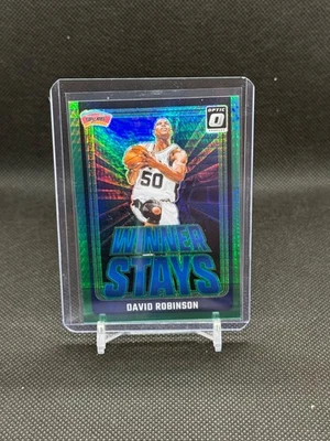 2024-25 Panini Donruss Optic Winner Stays David Robinson verde Hyper 52/249 Foto 1 de 2