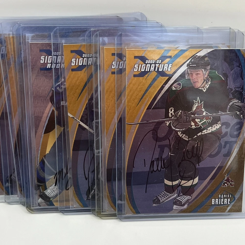 2002-03 Be A Player Signature Series Gold Autographs Pick One! Complete your Set - Image 1 of 1