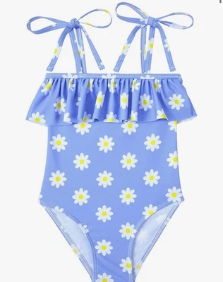 Trajes de baño de una pieza Zando para niñas pequeños trajes de baño sirena playa 2T-3T Foto 1 de 2