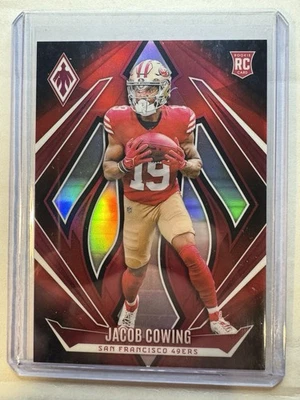 2024 Panini Phoenix - Rookies Jacob Cowing #186 Red Fade /299 (RC) COLOR MATCH - Image 1 of 2
