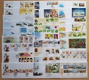 Malaysia Complete Yearly Set of 26 FDC issued in 2007 (a nice collection lot) - Picture 1 of 9
