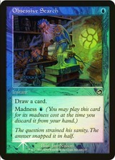 MTG - Torment 3x FOIL Obsessive Search!  Slightly Played!  FREE SHIPPING!