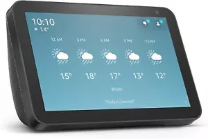 ALTAVOZ INTELIGENTE AMAZON ECHO SHOW 8 1A GENERACIÓN PANTALLA DE TELEVISIÓN CON ALEXA - NEGRO - Imagen 1 de 6