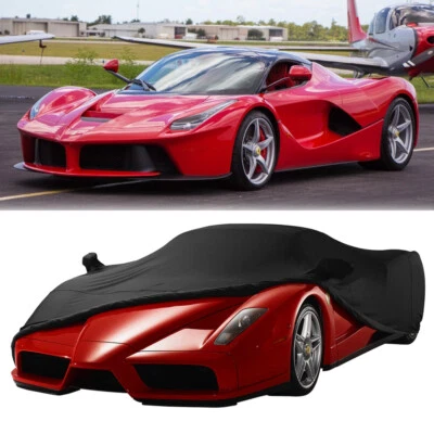 Capa de carro elástica macia à prova de poeira preta personalizada para Ferrari LaFerrari 2014-2017 - Imagem 1 de 4