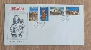 Botswana 1973 Christmas FDC, Orapa cancel - Picture 1 of 2