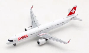 Avión JC Wings Swiss Airlines Stoos Airbus A321NEO HB-JPA 1:400 preconstruido - Imagen 1 de 12
