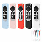 Silicone Sleeve Protective Case For TV 4K 2021 6th Remote Control W/Lanyard