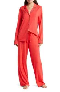 Nordstrom Moonlight Eco Pajama Set   Sz S   red lollipop   #2 - Picture 1 of 2