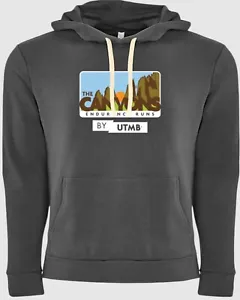 IRONMAN Canyons Endurance Runs by UTMB Sudadera con Capucha Polar Metal Gris Talla M NUEVO - Imagen 1 de 3