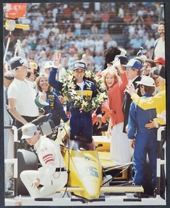 1987 Al Unser Sr. Indianapolis Indy 500 Winner 1996 IMS 8x10 Photograph - Picture 1 of 6