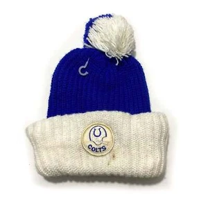Vintage 70's Indianapolis Colts Pom Beanie - Picture 1 of 6