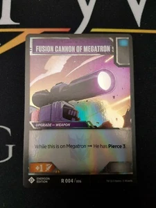 Fusion Cannon of Megatron - Energon Edition R 004/006 (Transformers TCG) FOIL - Picture 1 of 2