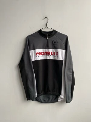 Jersey de manga larga de invierno vintage CASTELLI Cycling Technology M/L Foto 1 de 4