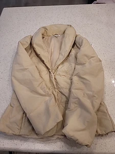 Ladies Jacke-COLDWATER CREEK Ivory Polyester Lined/Size Medium/Thin Weight/ExC - Picture 1 of 13
