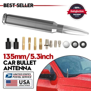 50 CAL Car Bullet Antenna 5.3inch Fits for GMC & Chevy Truck(2014-2023) Antenna - Picture 1 of 15