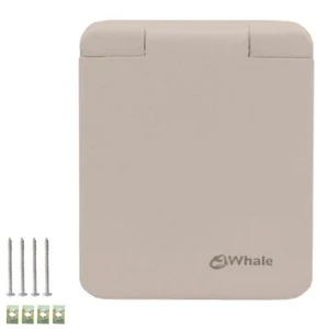 WHALE WASSERMASTER WASSEREINLASSBUCHSE OHNE DRUCKSCHALTER ELFENBEIN WOHNMOBIL - Bild 1 von 10