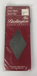 Burlington ginocchia punta trasparente, eredità pura, 2 paia taglia normale, 306 nero - Foto 1 di 7