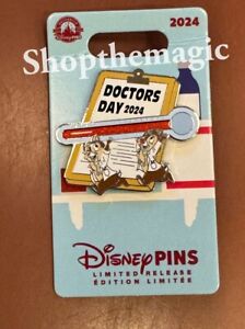 2024 Disney Parks Doctors Day Chip And Dale LR Pin