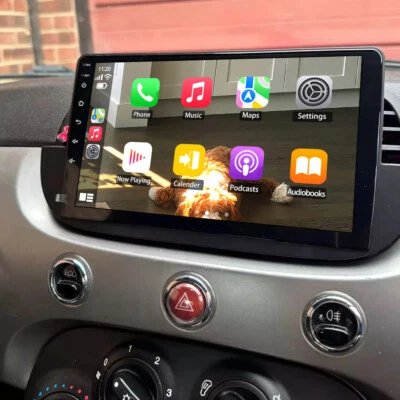 Per FIAT 500 2007-2015 9" Autoradio Stereo Android 13 GPS NAVI WIFI Bluetooth - Immagine 1 di 4