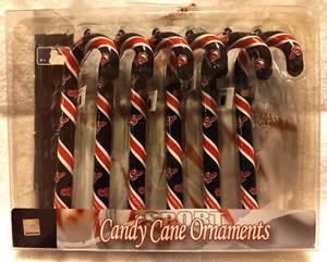 Cleveland Indians Sport Candy Cane Ornaments MLB RARE Vintage Guardians - Picture 1 of 9