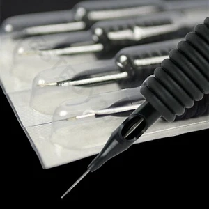 15pcs Sterile Disposable Tattoo Needle & 3/4 Grip Tube with Tip RL/RS/F/M1/M2/RM - Picture 1 of 6
