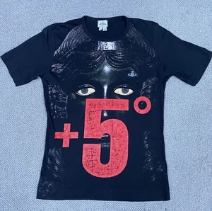 Vivienne Westwood Pompeii + Plus 5 Degrees T-Shirt Medium Black Climate - Picture 1 of 16