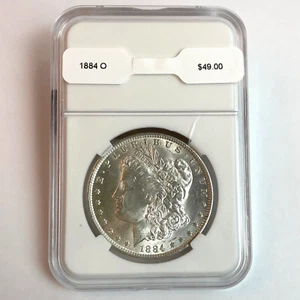 1884 O Morgan Silver Dollar Slabbed $1 Coin - Picture 1 of 4