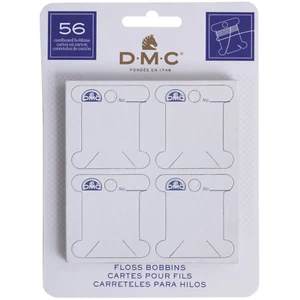 56x DMC Floss Bobbins - Thread Organisers - Embroidery Thread Cross Stitch - Bild 1 von 2