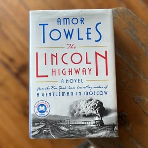 The Lincoln Highway by Amor Towles Signed 1st Ed. HCDJ Novel Historical Fiction - Picture 1 of 6