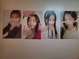 Le Sserafim - Hot Weverse B Ver Photocards (Chaewon, Yunjin, Kazuha and Eunchae) - Picture 1 of 6