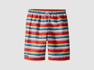 $47 Toobydoo Toddler's Boys Red Swimwear Swimming Swim Trunks Board Shorts 1-2 - Picture 1 of 2