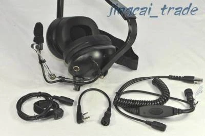 Heavy-duty Noise-reduction Headset for KENWOOD Baofeng WOUXUN with MiNi DIN plug - Image 1 of 4