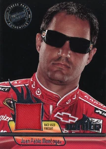 PRESSEPASS 2012 ENTZÜNDETE JUAN PABLO MONTOYA #IM-JPM SILBER RELIKTKARTE - Bild 1 von 2