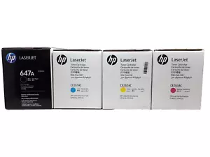Cartucce di stampa originali HP 647A/648A CE260A CE261AC CE262AC CE263AC CMYK - Foto 1 di 21