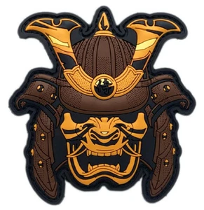 Samurai Kopf Moral Patch [PVC Gummi - Hakenverschluss Rückseite - SW6] - Bild 1 von 1