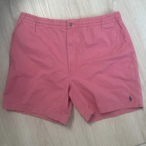 Polo Ralph Lauren Salmon Pink Mens Shorts Classic Fit 6 Inch XL - Picture 1 of 9