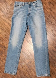 Polo Ralph Lauren Youth Boys The Hampton Straight Jeans Light Wash Size 16 28x28 - Picture 1 of 10