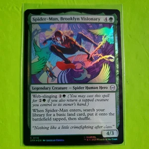 spider man Brooklyn Visionary Spider Man Magic The Gathering Foil - Bild 1 von 1