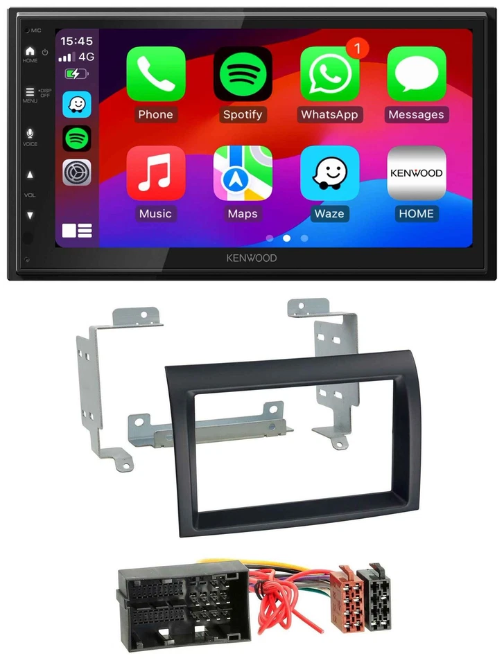Kenwood MP3 USB DAB 2DIN Bluetooth Autoradio für Citroen Jumper Fiat Ducato Peug - Bild 1 von 4