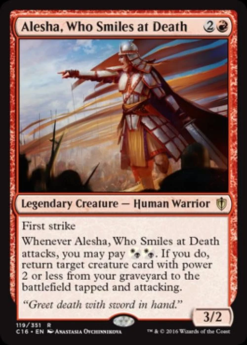 Alesha, Who Smiles at Death - Near Mint MTG Commander 2016 Edition - Image 1 of 1