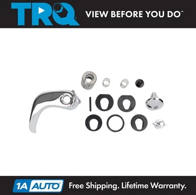 TRQ Locking Vent Window Handle Chrome Kit for Chevy GMC Blazer Jimmy Suburban Foto 1 de 4