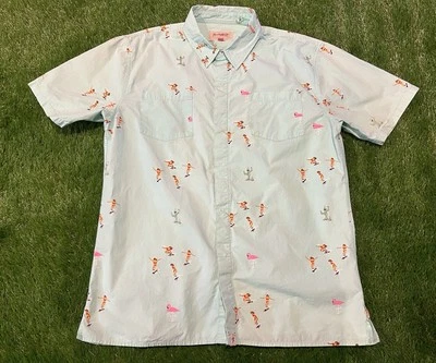 Рубашка на пуговицах Altamont Skatebirds Skater All Over Print Skater Flamingo XL - Изображение 1 из 4