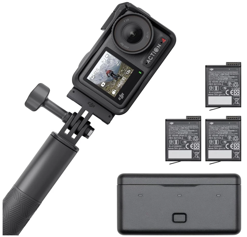 DJI Osmo Action 4 Adventure Combo 4K 120fps Action Cam Camera NEW ORIGINAL BOX - Image 1 of 4