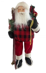 34" CVS Skiing Santa Figure - Picture 1 of 2
