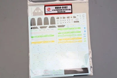 Set decalcomanie Hobby Design 124 Porsche 911 GT3 RS A usate - Immagine 1 di 2